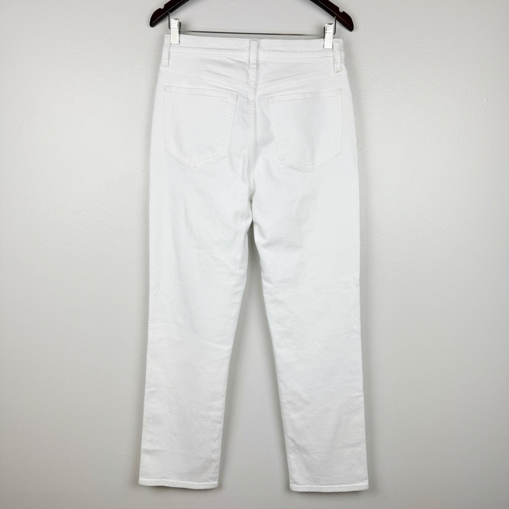 J. Crew Classic Straight Leg High Rise Jeans White Size 28 NWT - Picture 5 of 8